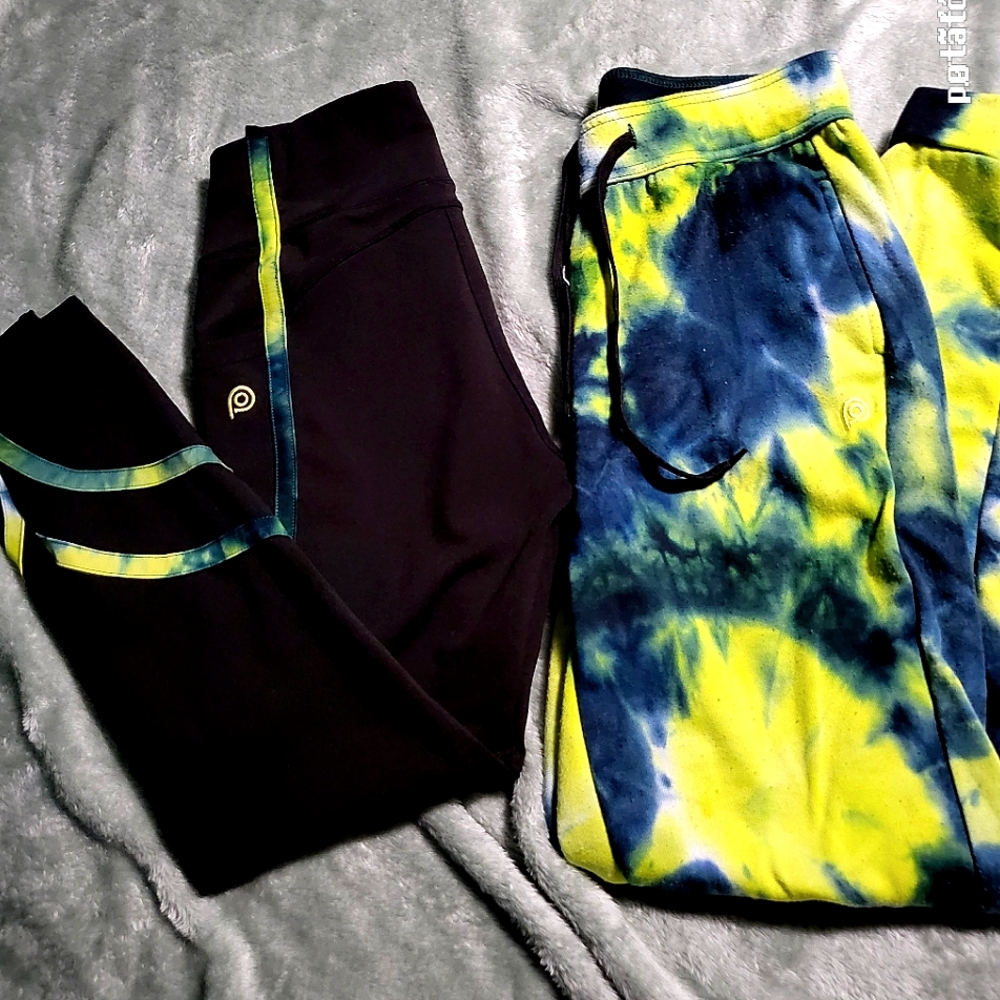Pop fit acid wave Tie-Dye Leggings and joggers